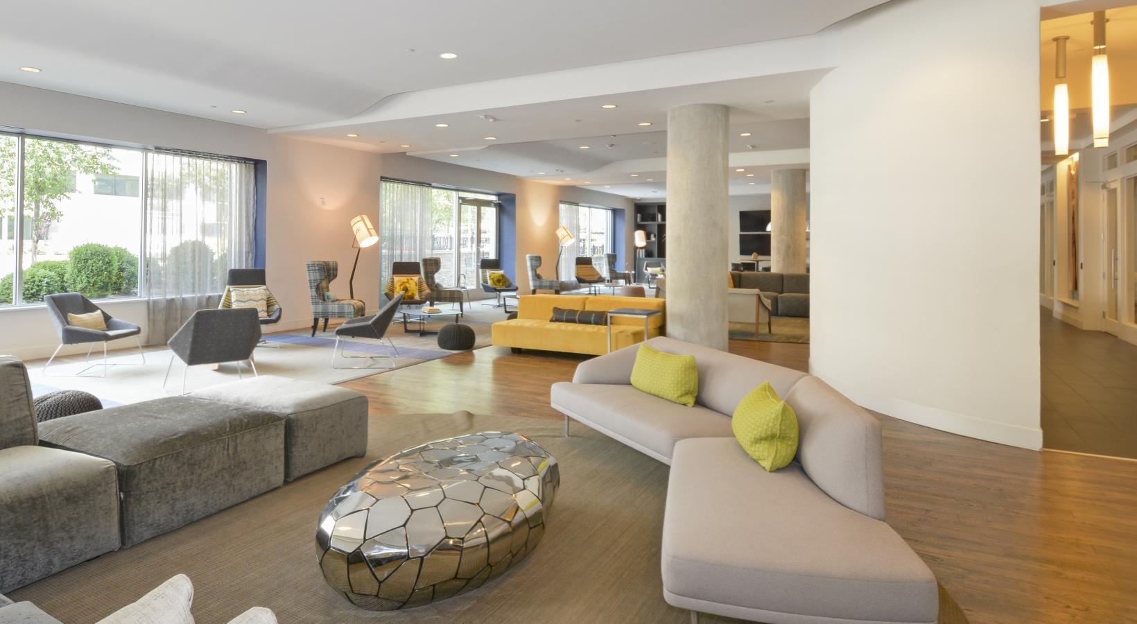 Cutting-edge amenities at your fingertips large lobby and lounge area with seating